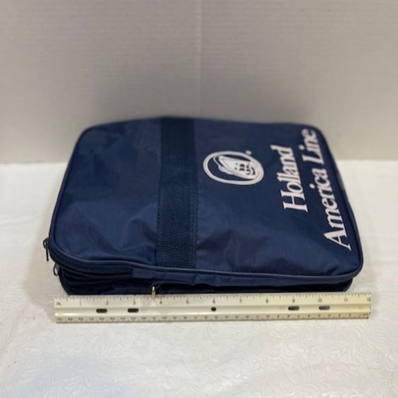 HOLLAND AMERICA LINE CRUISE Nylon Duffle Tote Travel Carry-On Expandable Bag - Picture 3 of 9